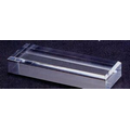 Black Acrylic Rectangle Base w/ Beveled Edge (2"x7"x3/4")